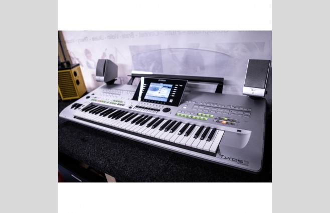 Used Yamaha Tyros 3 Keyboard With MS03 Speakers Trade Price Bargain (SN:BAOP01154) - Image 6